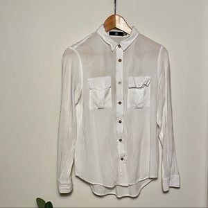 Missguided white shirt
